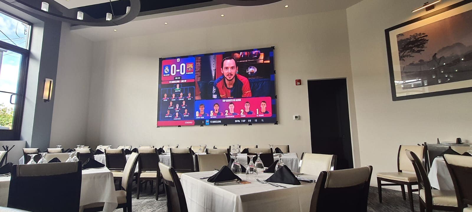 Painel LED indoor para eventos